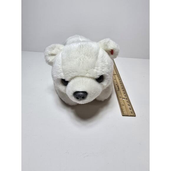 TY Beanie Buddies CUTE SOFT CHILLY POLAR BEAR 13" Plush Stuffed Animal Toy 1998 - Picture 1 of 6